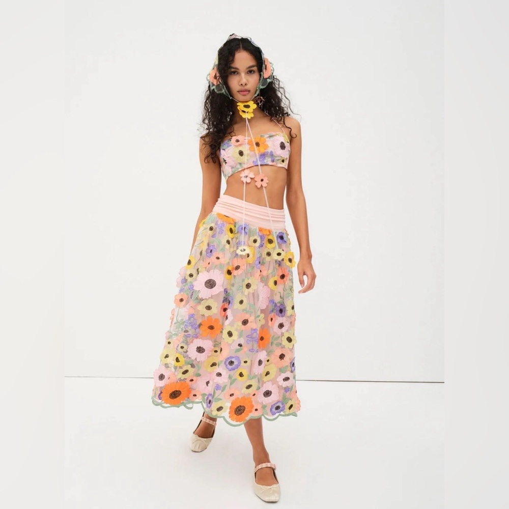 🔥SALE🔥 Floral Midi Skirt
